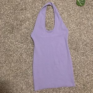 Halter mini dress